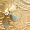 Marine Ni-AI Bronze (Cu3, Cu4) Stainless Steel Four-blade Fixed Pitch Propeller，For Large Oil Tanker Propeller