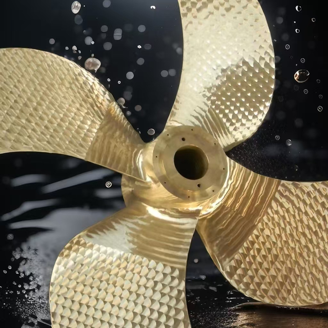 Marine Ni-AI Bronze (Cu3, Cu4) Stainless Steel Four-blade Fixed Pitch Propeller，For Large Oil Tanker Propeller