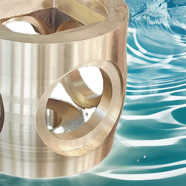  Custom-made marine propeller - Propeller hub Ni-Al Bronze (Cu3, Cu4)