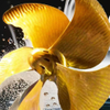 Marine Ni-AI Bronze (Cu3, Cu4) stainless steel five-blade fixed pitch propeller, forLarge container propeller