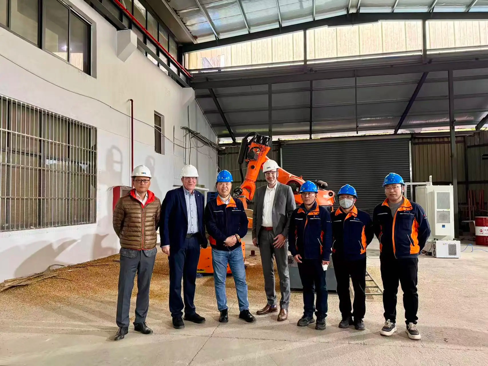 JINYE factory tour for marine propulsion technology exchange