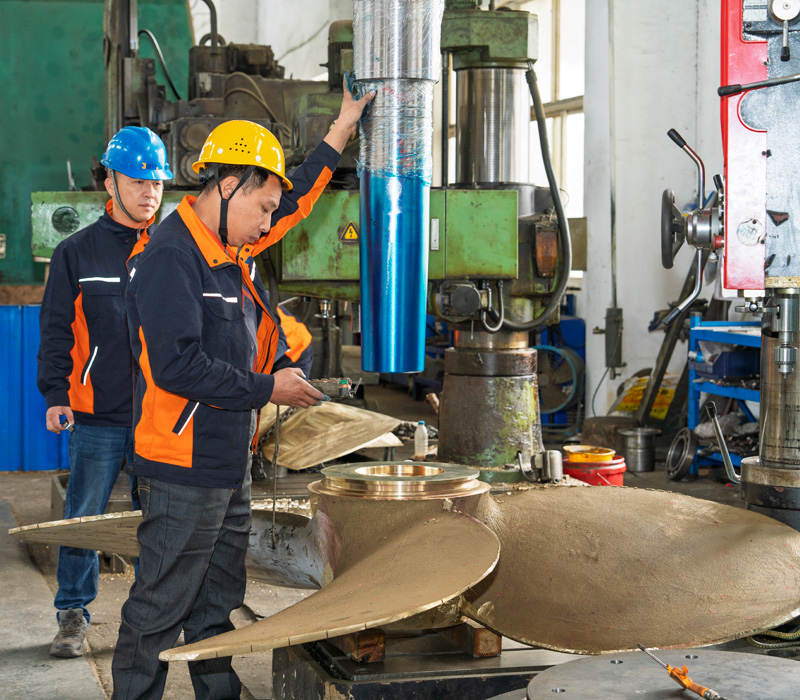 Marine propeller after-sales repair and technical support