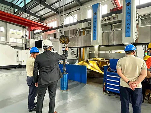 JINYE grinding workshop for marine equipment manufacturing