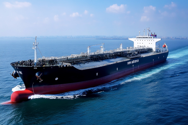 Marine propeller application for crude oil tanker