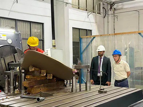 Technical discussion on marine propulsion cooperation at JINYE